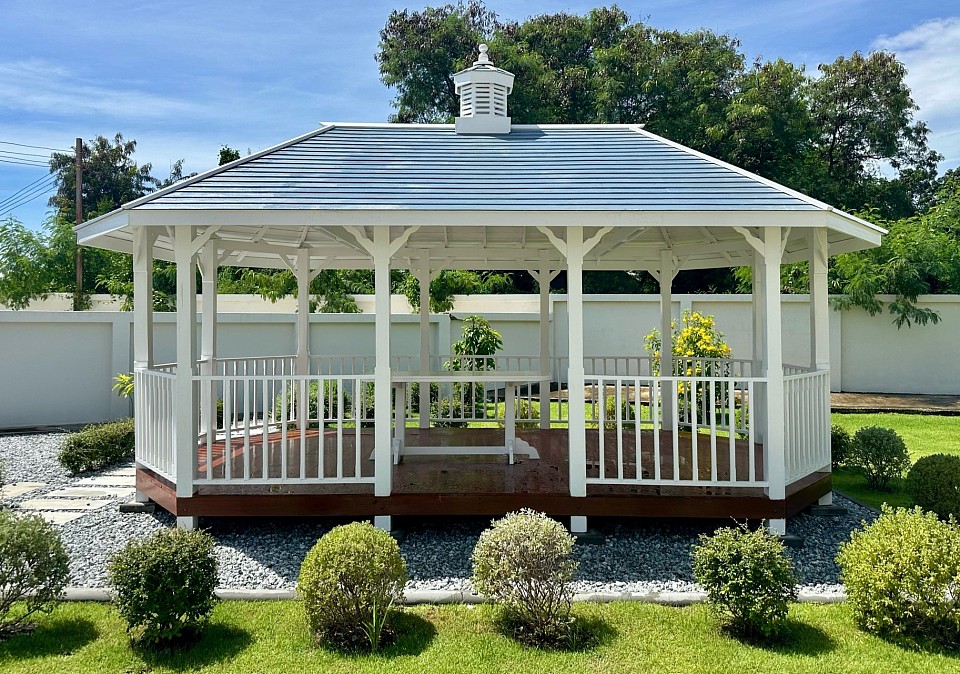 ศาลาไม้ขนาด 3.5X6 เมตร ราคา 168,000 บาท